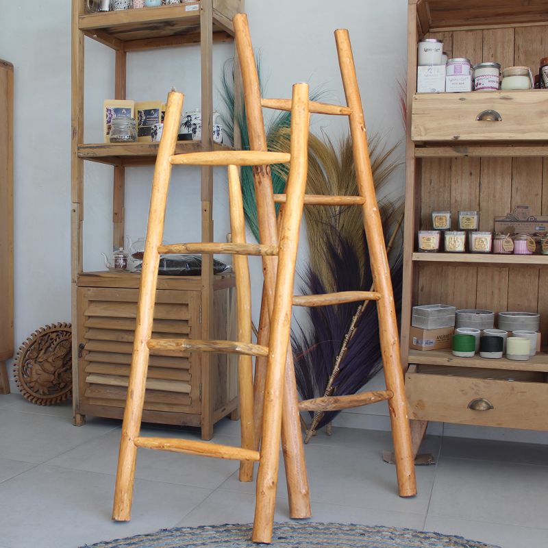 Medelstor Stege i Teak - 1.2m - Naturlig