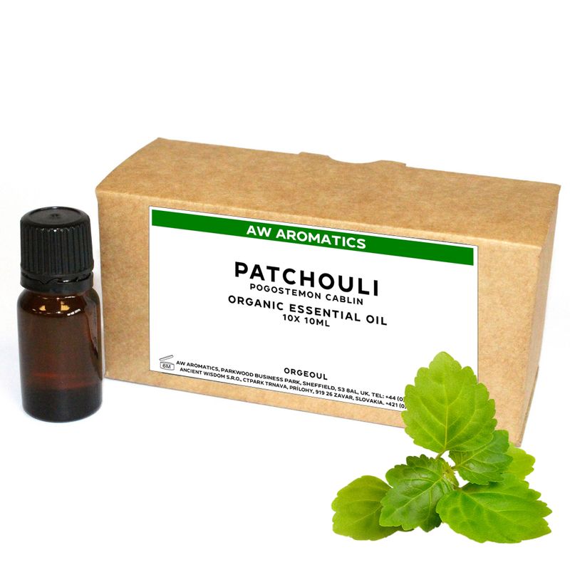 Patchouli Ekologisk Eterisk Olja 10ml - Utan Etikett