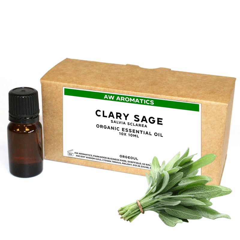 Muskatellsalvia Ekologisk Eterisk Olja 10ml - Utan Etikett