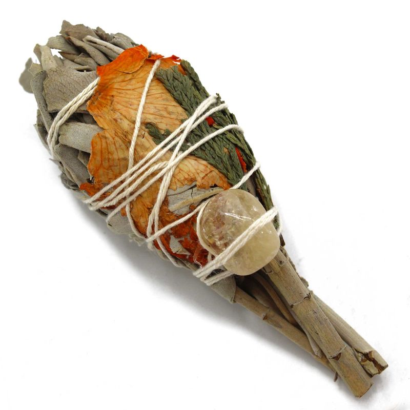 Smudge Stick - Renande Energi Salvia Fackla (citrin) 10 cm