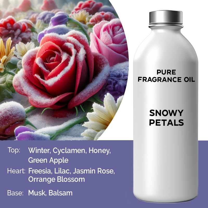 Snöiga Kronblad Ren Doftolja - 500ml