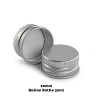 Kapsyl till Bärnstensfärgad Boston-flaska (30ml & 60ml) - Aluminum 20mm