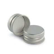 Lock för glaspipettflaska - Aluminium Silver