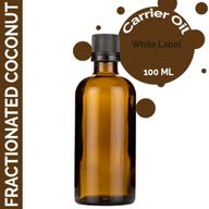 Fraktionerad Kokosnöt Basolja 100ml - Utan Etikett