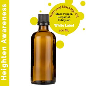 Öka Medvetandet Massageolja - 100ml - Utan Etikett