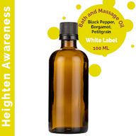 Öka Medvetandet Massageolja - 100ml - Utan Etikett