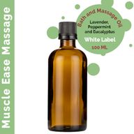Muskelavslappning Massageolja - 100ml - Utan Etikett
