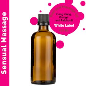 Sensuell Massageolja - 100ml - Utan Etikett