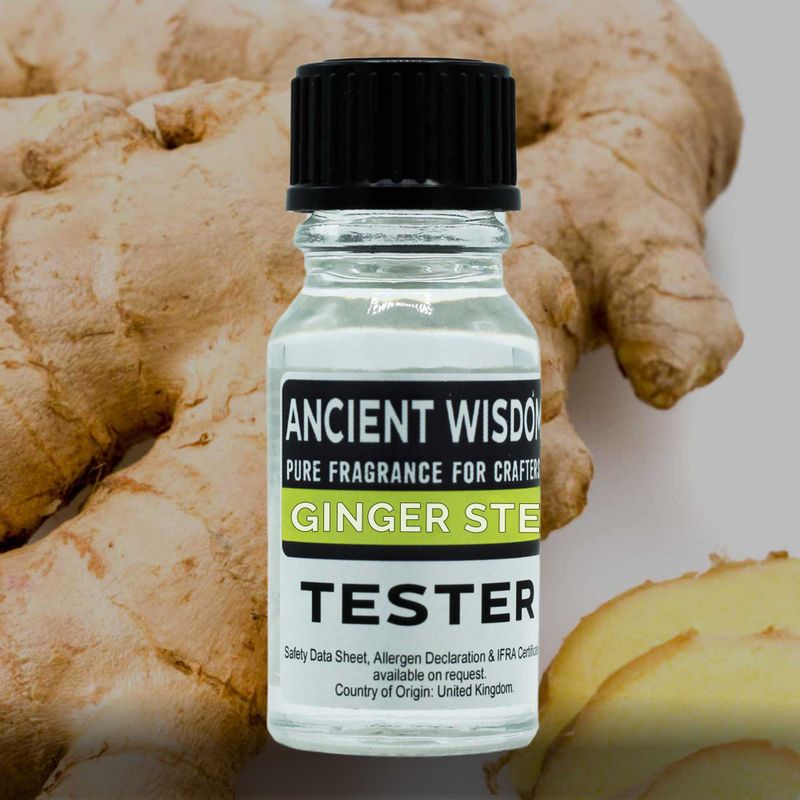 Doftolja Tester 10ml - Ingefärsstam & Valnöt