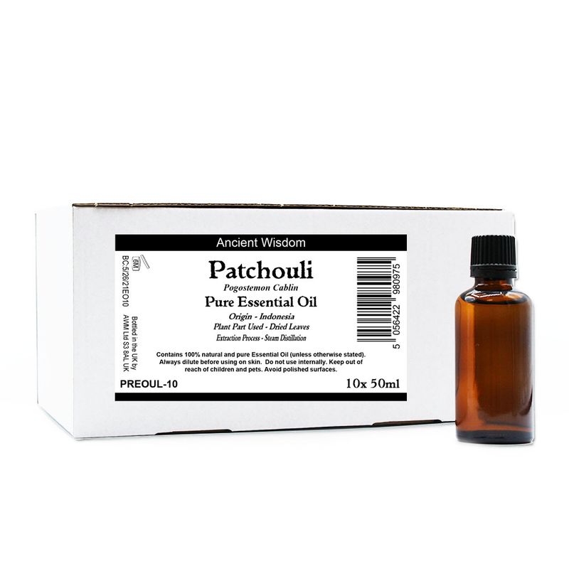 Patchouli Eterisk Olja 50ml - Utan Etikett