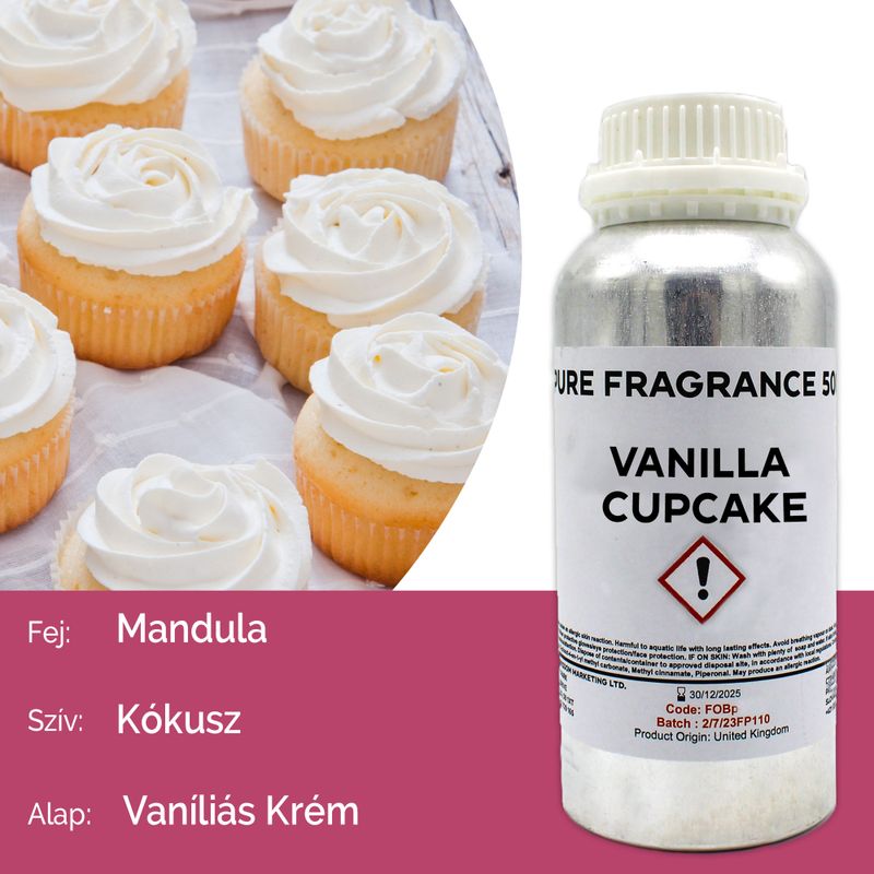 Vanilj Cupcake Ren Doftolja - 500ml