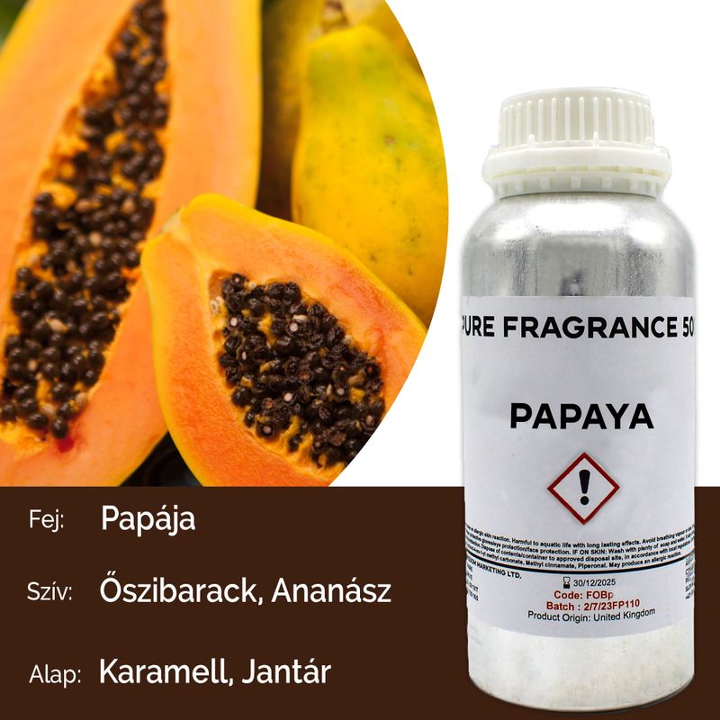 Papaya Ren Doftolja - 500ml