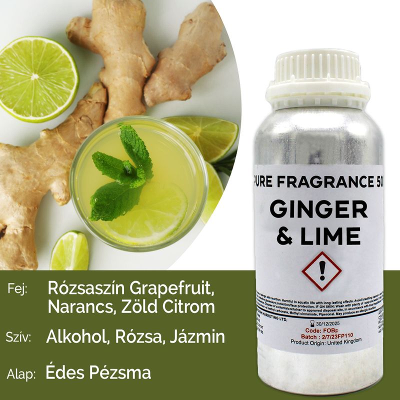 Ingefära & Lime Ren Doftolja - 500ml