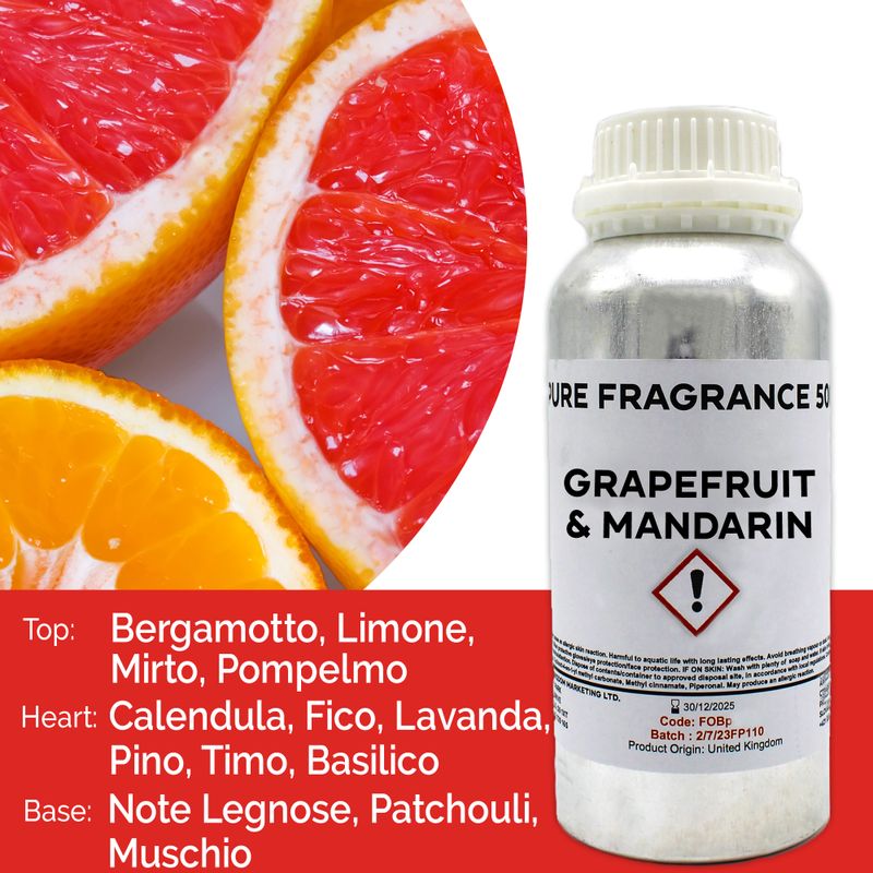 Grapefrukt & Mandarin Ren Doftolja - 500ml