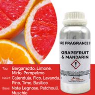 Grapefrukt & Mandarin Ren Doftolja - 500ml