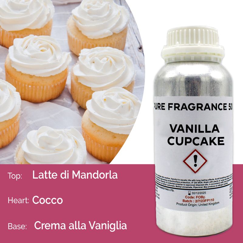 Vanilj Cupcake Ren Doftolja - 500ml