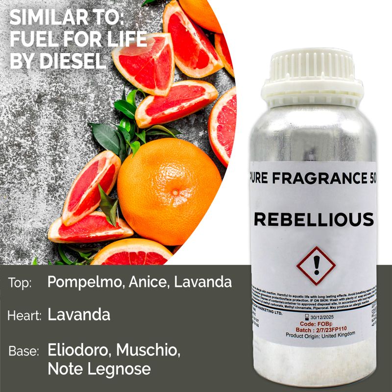 Rebellisk Ren Doftolja - 500ml