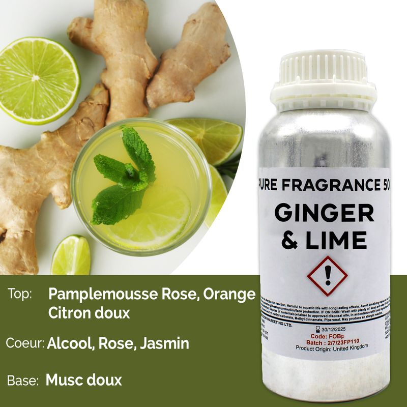 Ingefära & Lime Ren Doftolja - 500ml