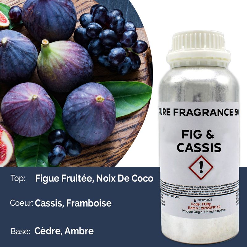 Fikon & Cassis Ren Doftolja - 500ml