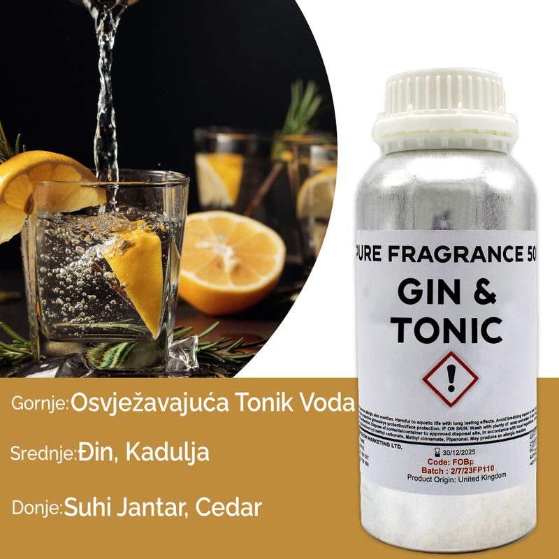 Gin & Tonic Ren Doftolja - 500ml