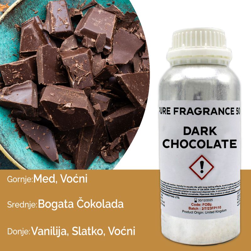 Mörk Choklad Ren Doftolja - 500ml