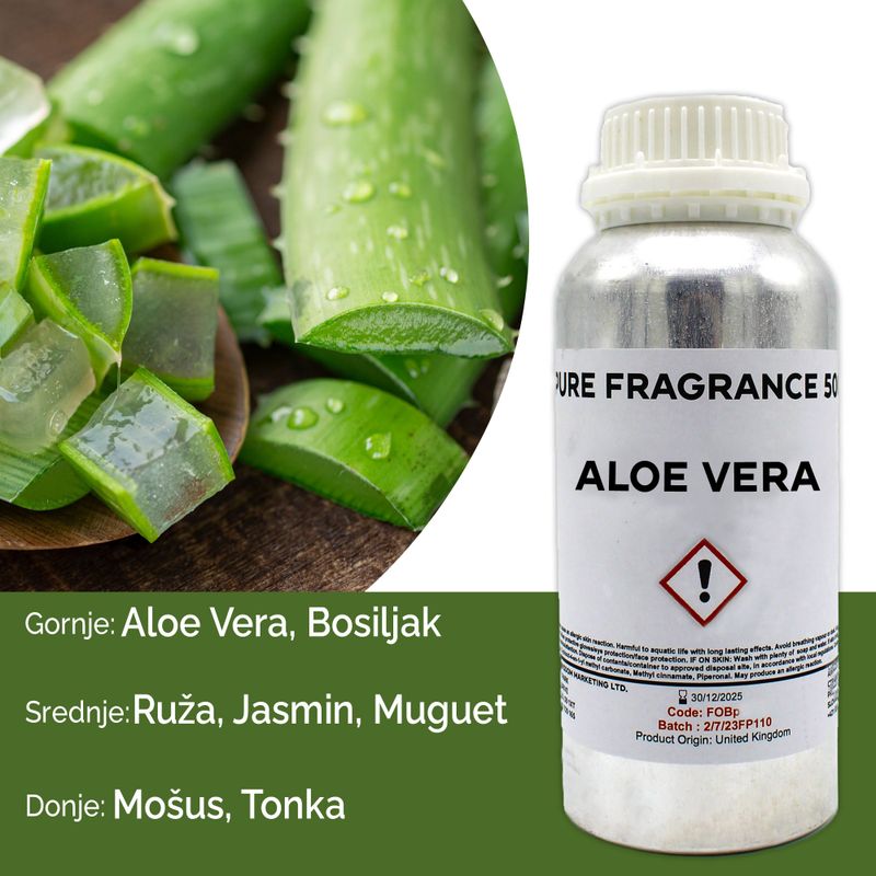 Aloe Vera Ren Doftolja - 500ml
