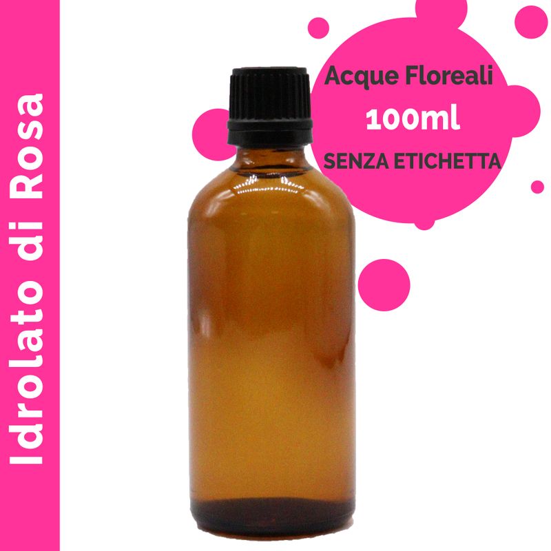 Ros Hydrolat Blomvatten 100ml - Utan Etikett
