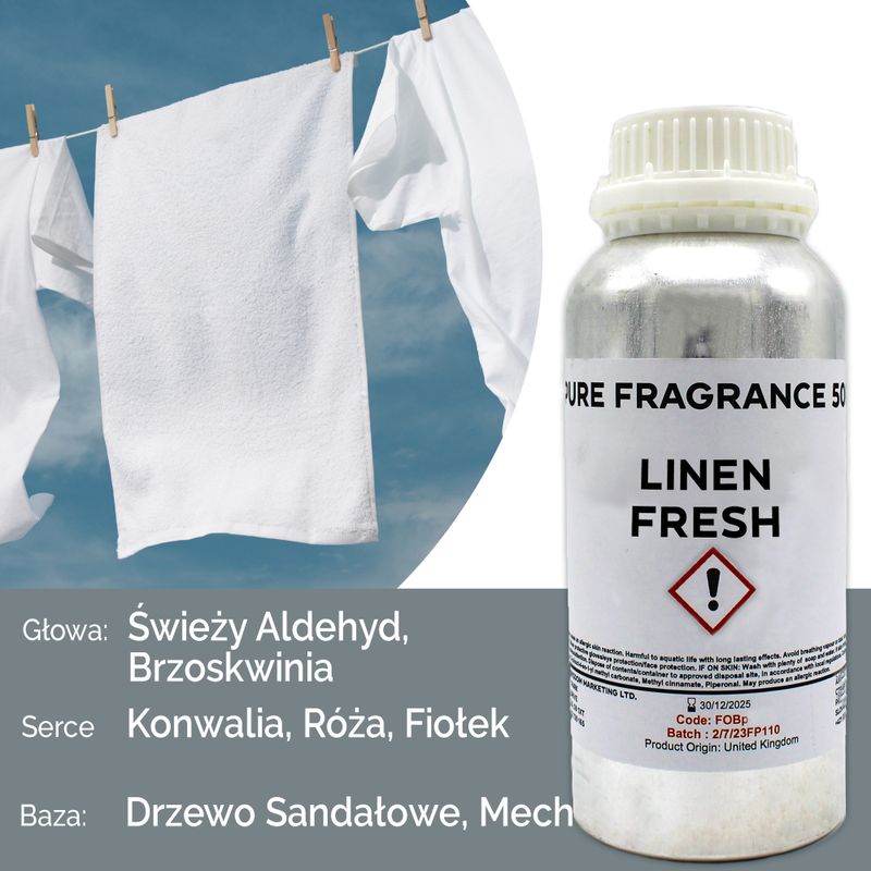 Fräscht Linne Ren Doftolja - 500ml
