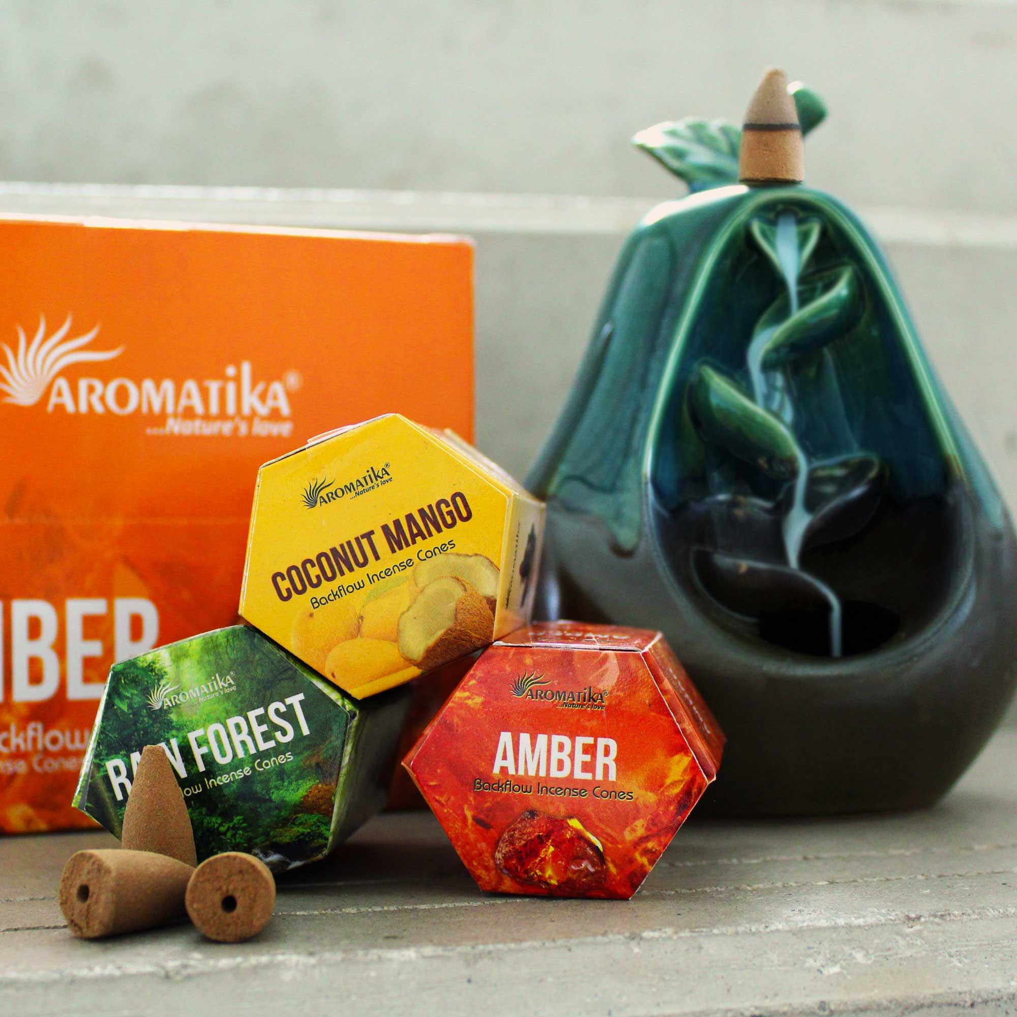 Aromatika Masala Tillbakaflöde Rökelsekoner