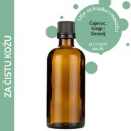 Klar Hud Massageolja - 100ml - Utan Etikett
