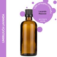 Sömnig Lavendel Massageolja- 100ml - Utan Etikett
