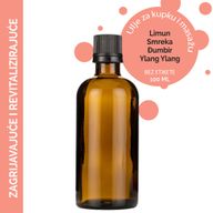 Varm & Upplyftande Massageolja - 100ml - Utan Etikett