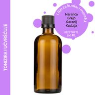 Tonande & Stärkande Massageolja - 100ml - Utan Etikett