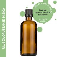 Muskelavslappning Massageolja - 100ml - Utan Etikett