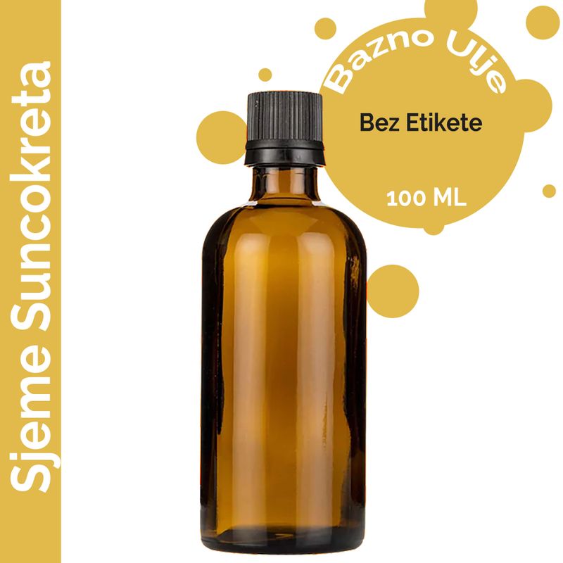 Solros Basolja 100ml - Utan Etikett