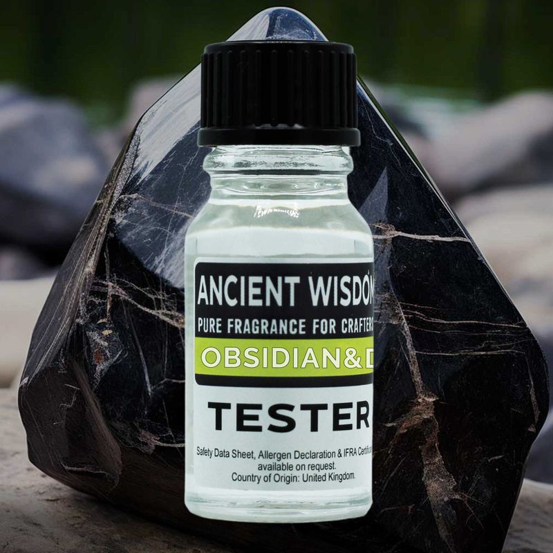 Doftolja Tester 10ml - Obsidian & Mörkt Kaffe