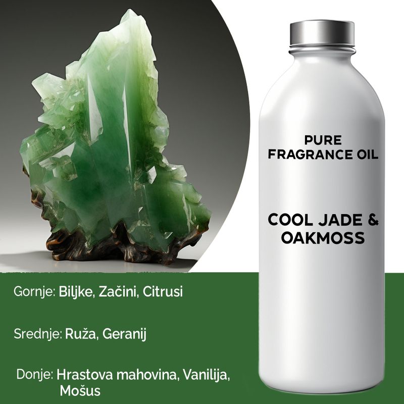 Kylig Jade & Ekmossa Ren Doftolja - 500ml
