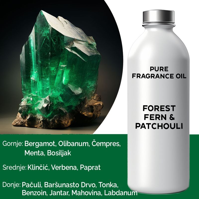 Skogsormbunke & Patchouli Ren Doftolja - 500ml