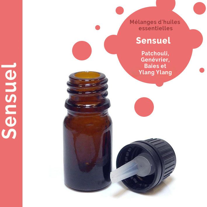 Sensuell Eterisk Oljeblandning 10ml - Utan Etikett