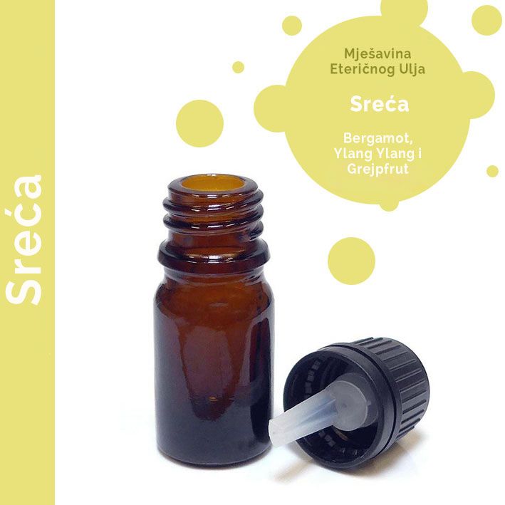 Lycka Eterisk Oljeblandning 10ml - Utan Etikett