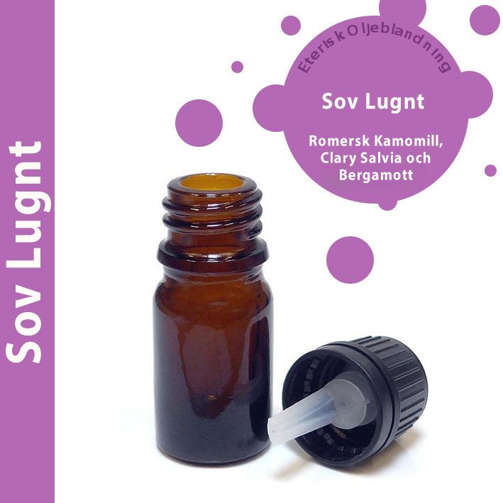 Sov Lugnt Eterisk Oljeblandning 10ml - Utan Etikett