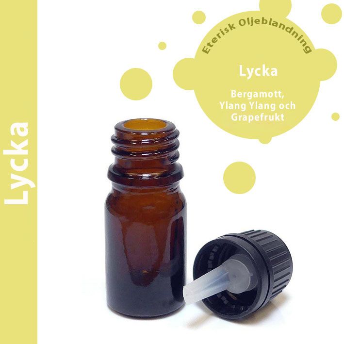 Lycka Eterisk Oljeblandning 10ml - Utan Etikett