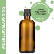 Muskelavslappning Massageolja - 100ml - Utan Etikett