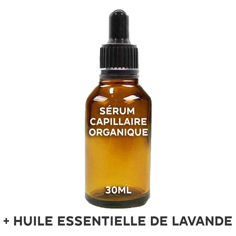 Ekologiskt Hårserum Utan Etikett 30ml - Lavendel