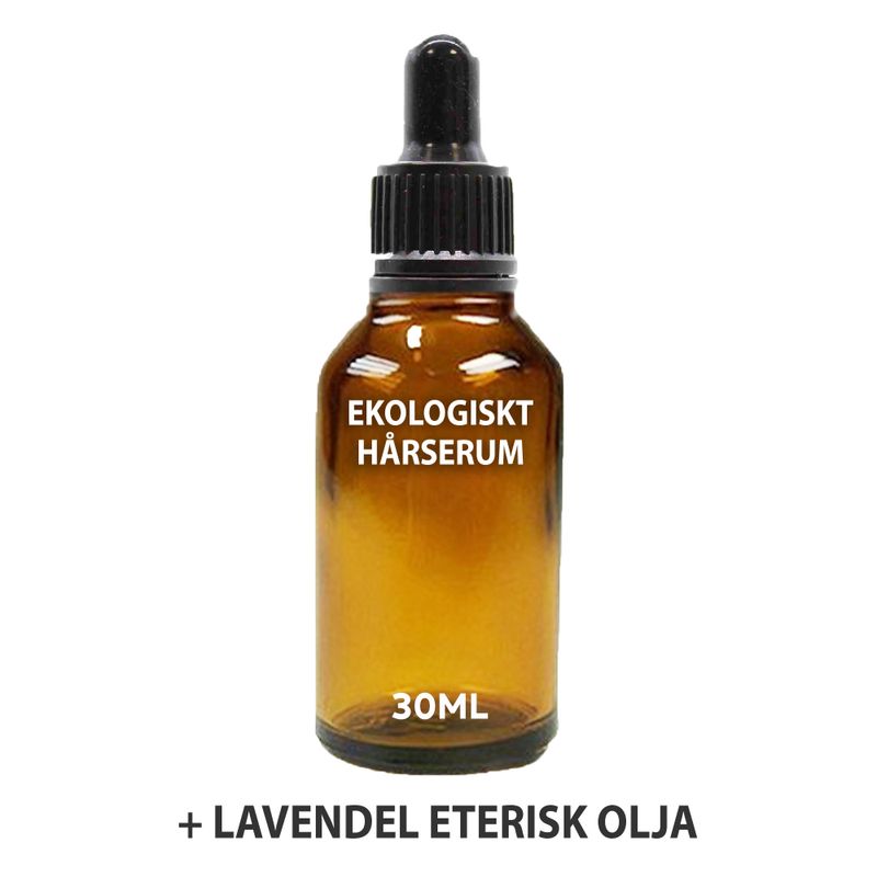 Ekologiskt Hårserum Utan Etikett 30ml - Lavendel