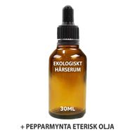 Ekologiskt Hårserum Utan Etikett 30ml - Pepparmynta