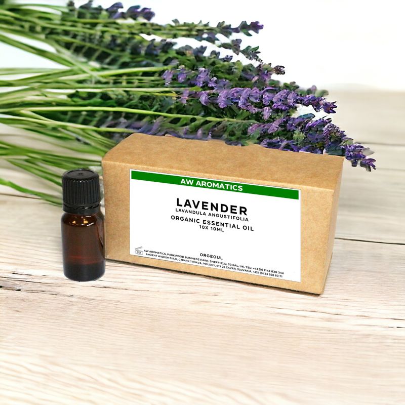 Lavendel Ekologisk Eterisk Olja 10ml - Utan Etikett