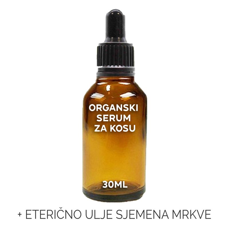 Ekologiskt Hårserum Utan Etikett 30ml - Morotsfrö