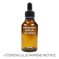 Ekologiskt Hårserum Utan Etikett 30ml - Pepparmynta
