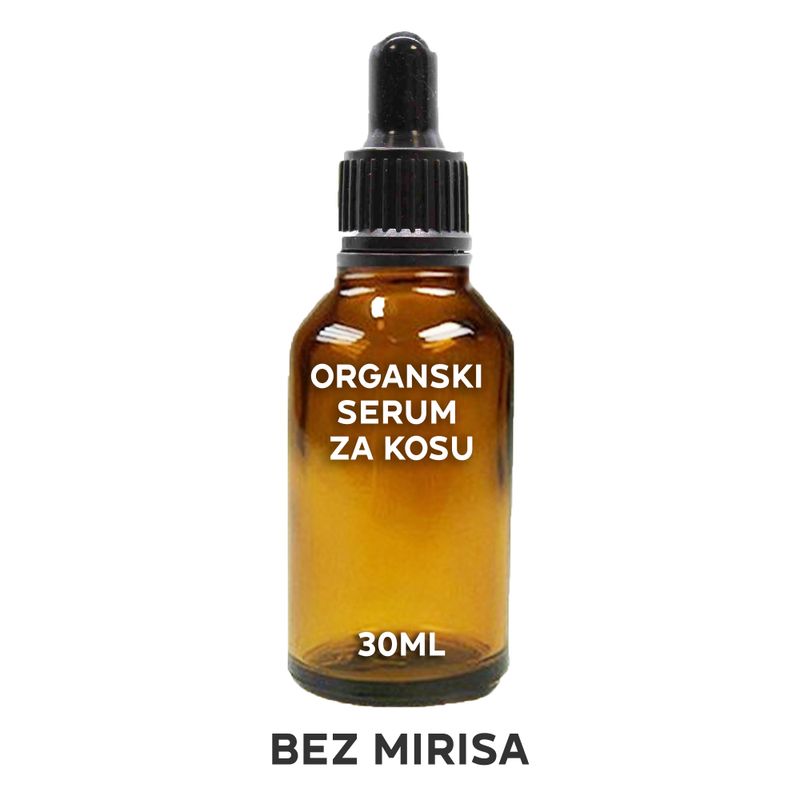 Ekologiskt Hårserum Utan Etikett 30ml - Oparfymerat